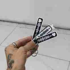 CUSTOMIZABLE SPOTIFY KEYCHAIN