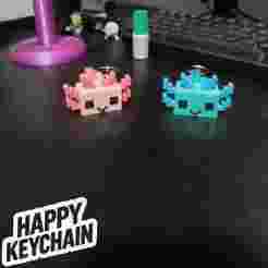 Cute Ajolote keychain (By pieces)