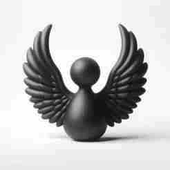 Cute Angel Fairy 3D Print Showpiece – Fantasy Decorative Sculpture