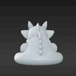 Cute Dragon Stand for Spherical Voice Assistant