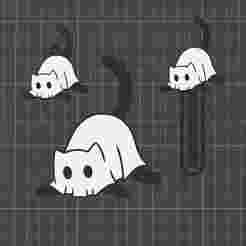 Cute ghost cat pack