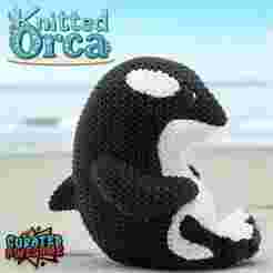 Cute Knitted Orca w/ Commercial License