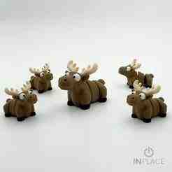 Cute Moose Articulated