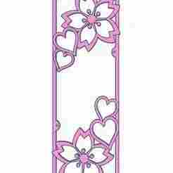 Cute Sakura Heart 360mm Fan grill for PC for 3 120mm fans