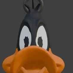 Daffy Duck Head Keychain - Looney Tunes Iconic Character - Looney Tunes - Ready to Print