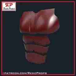 Daredevil Born Again Chest Plates Cosplay Prop