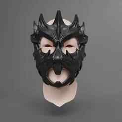 Dark Skull Mask  3D Model STL