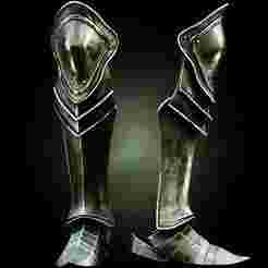 DARK SOULS 3 KNIGHT SABATONS LEG ARMOR GREAVES LIFE SIZE COSPLAY – FAN ART STL