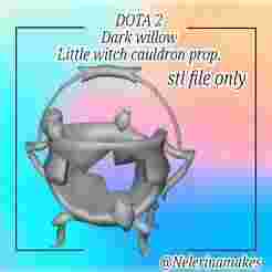 Dark willow DOTA2 - Little witch cauldron prop