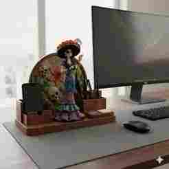 Day of the Dead Catrina Desk Organizer 🎨💀🌵