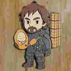 Death Stranding KEYCHAIN / KEYCHAIN / MAGNET (STL & 3MF)
