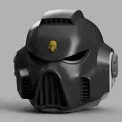 Death Watch MK8 Errant Helmet Space Marine 2 Cosplay 1:1