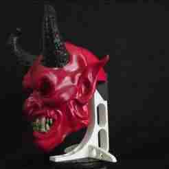 🧛‍♂️ Demon 1 Mask – Stunning 3D Printable Design! 🧛‍♀️