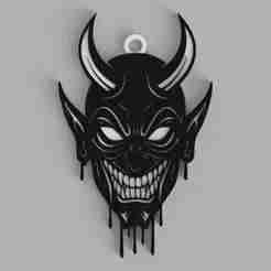 DEMON DEMONIO Diablo keychain - pendant - pendant - earring