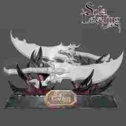 Demon King Stand for daggers from Solo Leveling 3d model stl