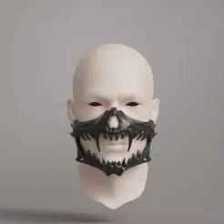 Demon Skull Mask 3D Model STL