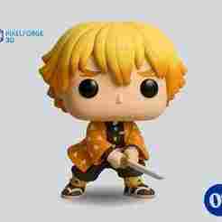 Demon Slayer - Zenitsu - Pixel Pop Nº007