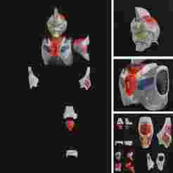 Denkou Choujin Gridman / Superhuman Samurai Syber-Squad Full Costume