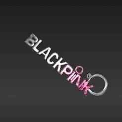 Designer Music Fan Key Fob - Metallic Outline Text Logo DIY Print