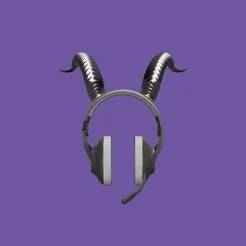 Devil Horns To Headset // Headphones (Version 2)