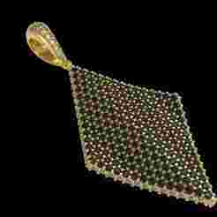 Diamond Wave Pendant