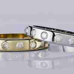 Diamond wedding ring