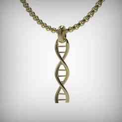 DNA double helix Pendant