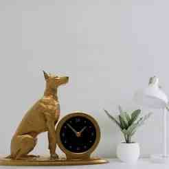 DOBERMAN desk clock