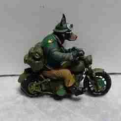 Doberman On a Chooper