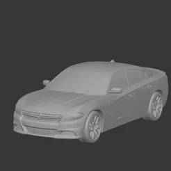 Dodge Charger 2015 - Complete 3D Model (Printable)