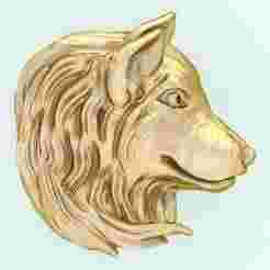 Dog pendant - Puppy  pendant - Dog head jewelry - N831233