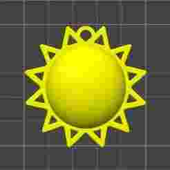 DogDay ☀️ Sun Pendant - Cheerful Smiling Critters