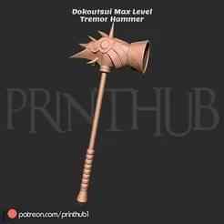 Dokoutsui Max Level Tremor Hammer – Onimusha 2 Fan Art | Cosplay Prop STL File