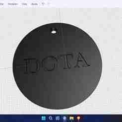 DOTA KEYRING