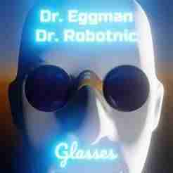 Dr. Eggman Glasses (Dr. Robotnic) - Sonic the Hedgehog Cosplay