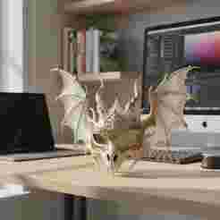 Draconic Elegance Masquerade Mask