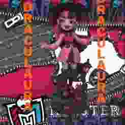 ✨ Draculaura Monster High - Detailed 3D Figure ✨