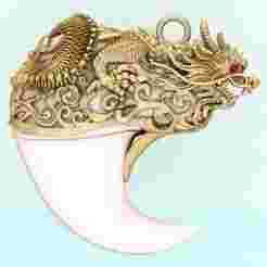 Dragon pendant - Bears claw - Tiger nails - Tiger fang - N918