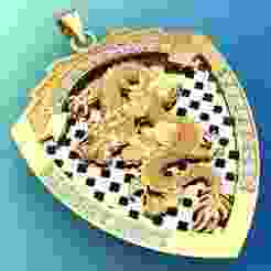 Dragon pendant - Mens pendant - N33