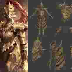 Dragon Slayer Ornstein - Dark Souls - Cosplay Armor - EVA Foam Template - PDO + PDF Pepakura Pattern