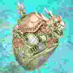 Dragon Turtle Ring  - Mens Rings - N920228