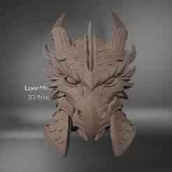 Dragon Warrior Helmet 3D Print STL Digital Download