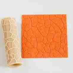 Dried Riverbed Cracks Texture Roller no.3