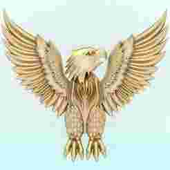Eagle for jewelry - Eagle for ring - Eagle for pendant - N931