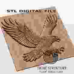 Eagle – Majestic Wildlife Relief – 3D STL Model