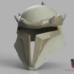 Early Era Mandalorian Helmet 1:1 Cosplay Replica