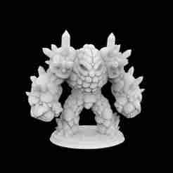 Earth Elemental Golem Miniature
