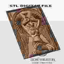 Egyptian Goddess – Ancient Style – 3D STL Model