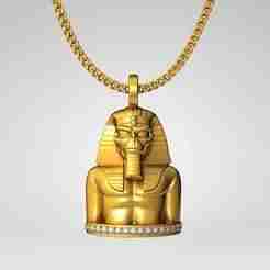 Egyptian Gods Pendant STL 3D Model for 3D Printing – One Inch Pendant