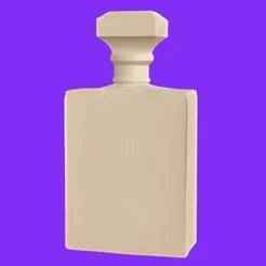 Elegant Rectangular Perfume Bottle
